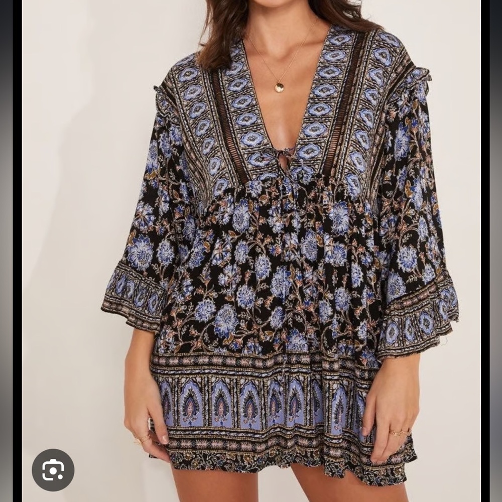 Free People Moonlight Dance Bohemian Tunic- Size Small